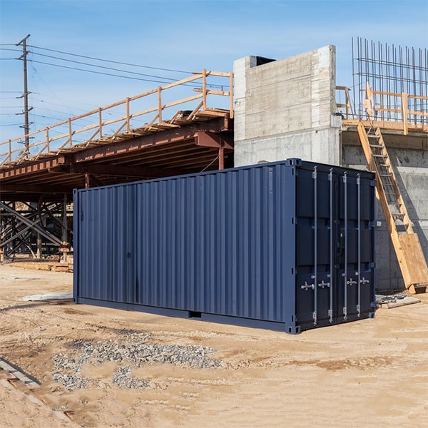 we offer flexible rental options for construction site storage containers to accommodate your project timeline